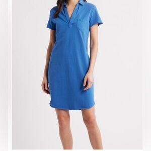 Frank & Eileen Lauren Polo Dress in Blue Bird Size Small